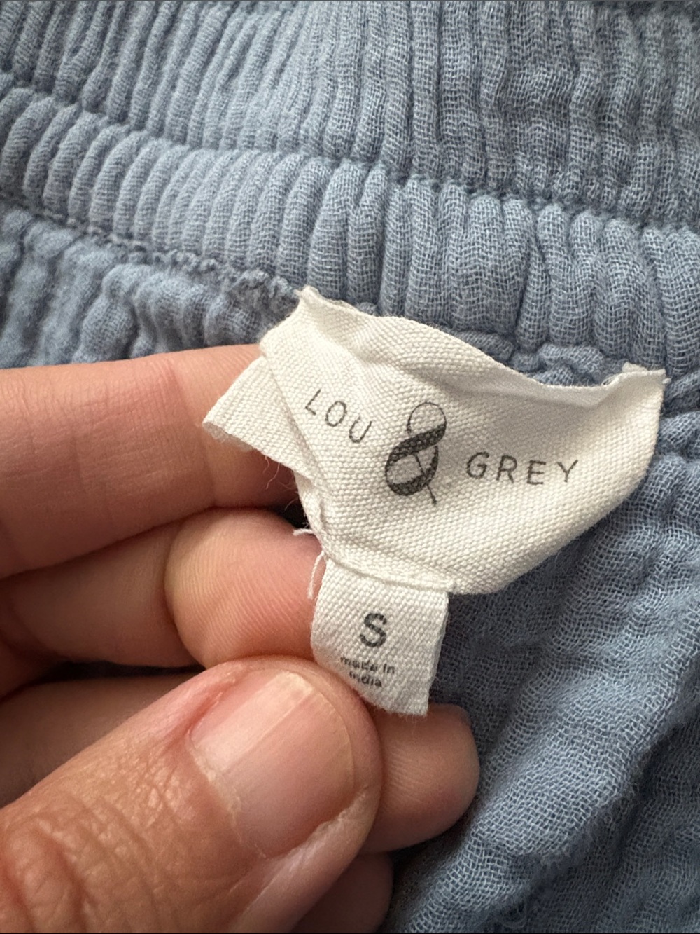 Lou & Grey Sky Blue Cropped Wide-Leg Pants - Picture 2 of 10